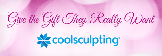 CoolSculpting ad that says to give the gift they really want