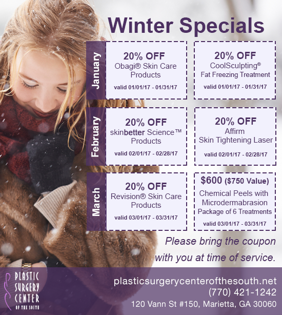 Winter 2017 coupons and specials